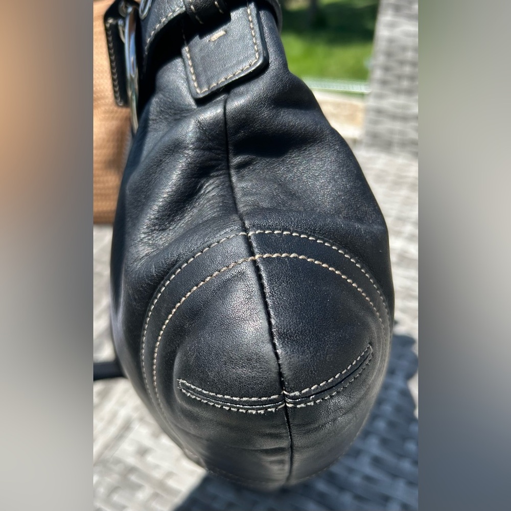 2005 Tru Vtg Coach Leather Soho Slim Duffle Crossbody REHABBED (See Photos) - Picture 9 of 15
